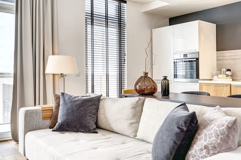 Deluxe Apartment, 1 Bedroom, Accessible, Balcony | 1 bedroom, premium bedding, in-room safe, soundproofing