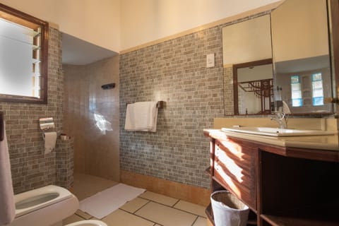 Room, Partial Sea View | Bathroom | Shower, designer toiletries, hair dryer, bathrobes