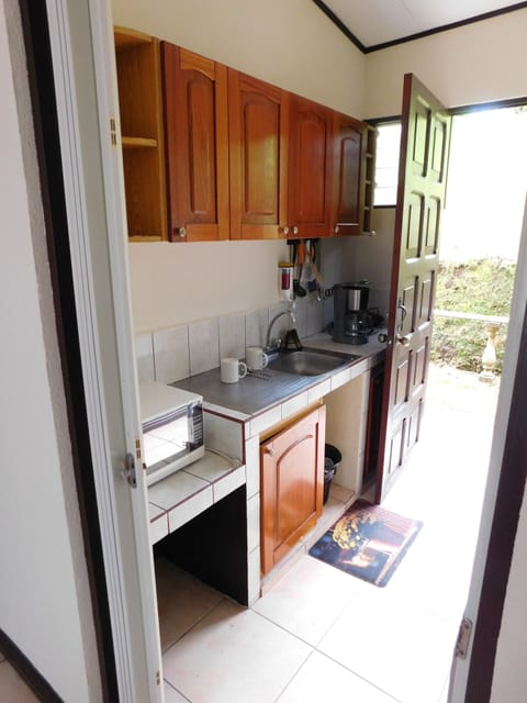 Apartment (1 Planta Baja) | Private kitchen | Coffee/tea maker, eco-friendly cleaning products