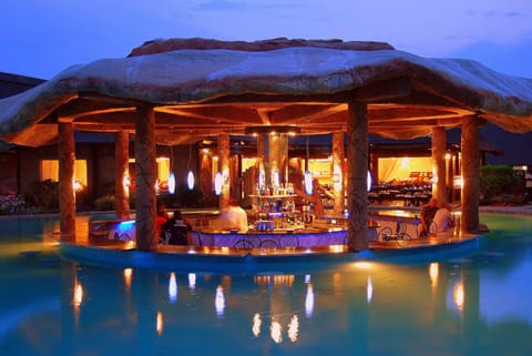 Poolside bar