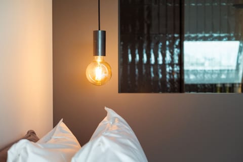 Standard Double Room (U sleep Cosy) | Bathroom | Separate tub and shower, deep soaking tub, rainfall showerhead