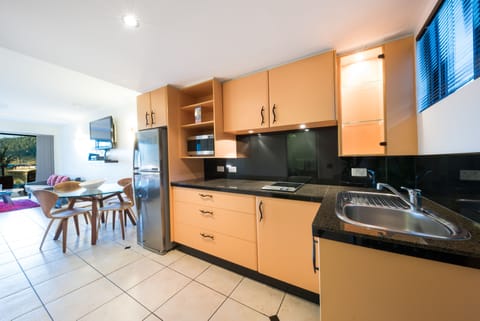 One Bedroom Suite with Balcony Spa | Private kitchen | Full-size fridge, microwave, stovetop, espresso maker