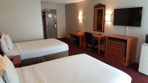 Room, 2 Queen Beds | Desk, free WiFi, bed sheets