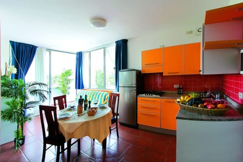 Classic Apartment, 1 Bedroom, Balcony (2 pax) | Private kitchen | Full-size fridge, stovetop, cookware/dishes/utensils, freezer