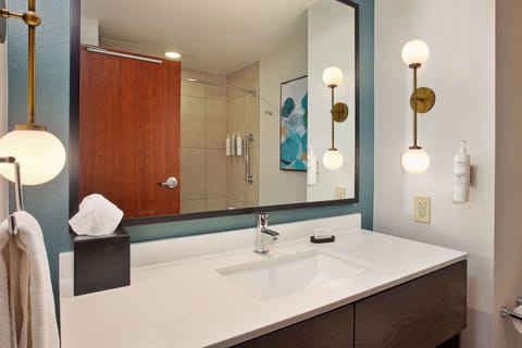 Free toiletries, hair dryer, towels, soap