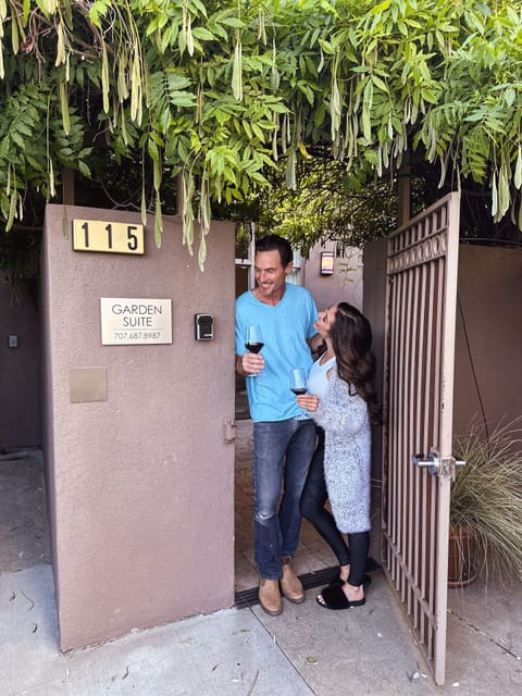 Luxury Studio, 1 King Bed, Kitchenette, Ground Floor | Terrace/patio