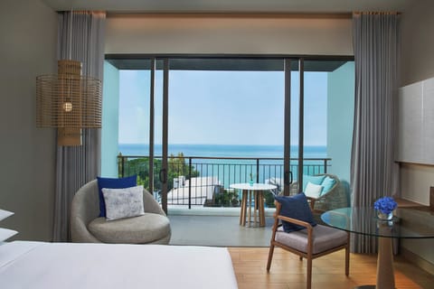 Room, 1 King Bed, Balcony, Sea View | View from room