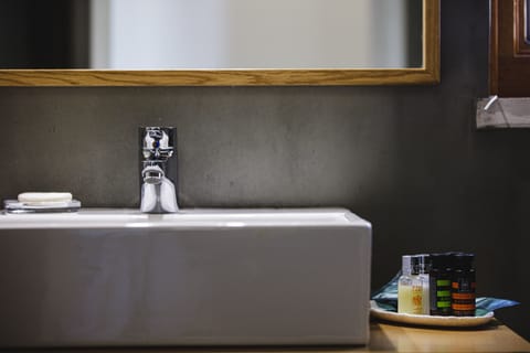 Suite One Bedroom - Silene | Bathroom | Shower, designer toiletries, hair dryer, bathrobes