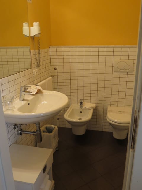 Classic Double Room | Bathroom | Free toiletries, hair dryer, bidet, towels