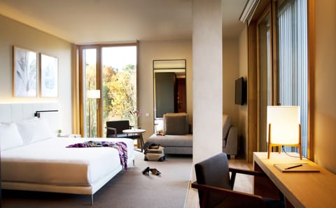 Junior Suite, Terrace | Premium bedding, minibar, in-room safe, desk