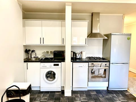 Apartment | Private kitchen | Microwave, stovetop, coffee/tea maker, electric kettle