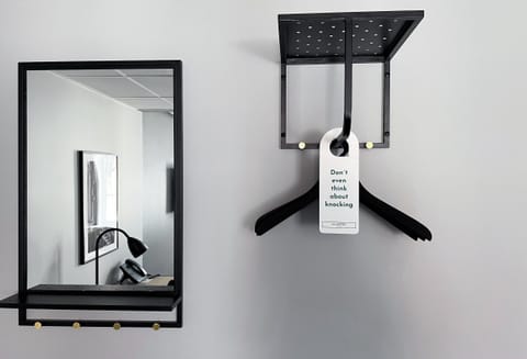 Desk, blackout drapes, iron/ironing board, free WiFi