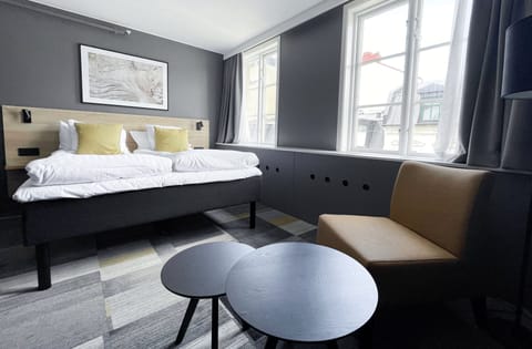 Desk, blackout drapes, iron/ironing board, free WiFi