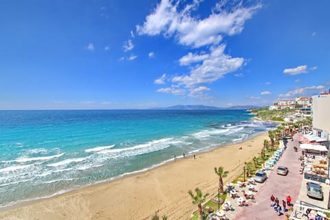 On the beach