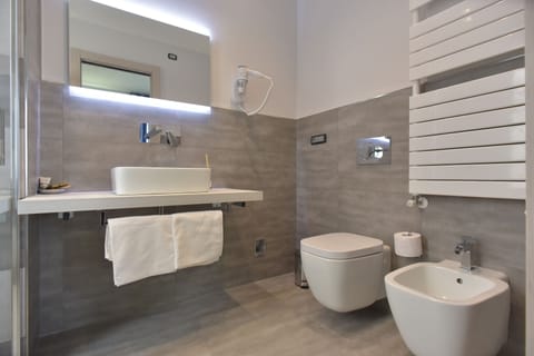 Business Double or Twin Room (102) | Bathroom | Shower, rainfall showerhead, free toiletries, hair dryer