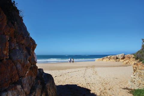 On the beach