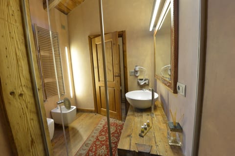 Superior Double or Twin Room (Deluxe) | Bathroom | Shower, free toiletries, hair dryer, slippers