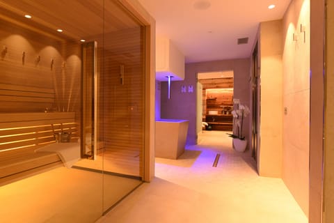 Sauna, hot tub, steam room, Turkish bath, body treatments