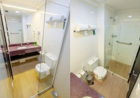 Standard Apartment, 1 Double Bed | Bathroom | Shower, free toiletries, hair dryer, towels