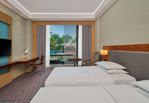 Club Room, 2 Twin Beds | 1 bedroom, Egyptian cotton sheets, premium bedding, down comforters