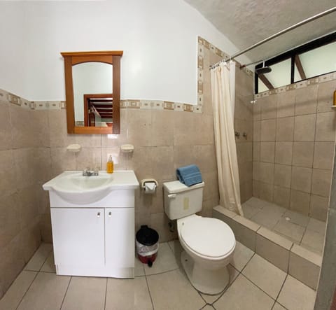 Standard Quadruple Room | Bathroom | Shower, towels, soap, shampoo