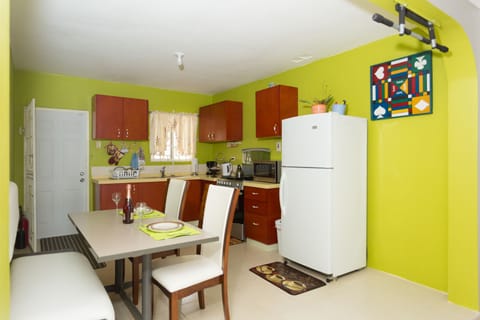 Family House, 2 Bedrooms, Kitchen, Partial Ocean View | Private kitchen | Full-size fridge, microwave, oven, stovetop