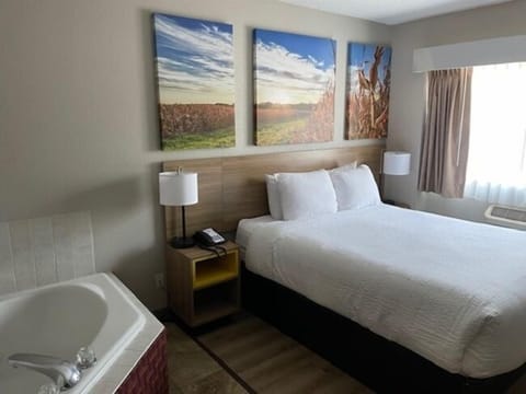 Studio Suite, 1 Queen Bed, Non Smoking | In-room safe, desk, blackout drapes, iron/ironing board