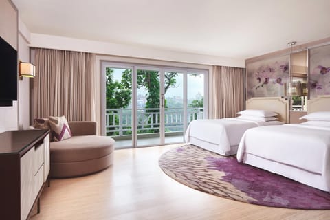 Club Room, 2 Twin Beds, Balcony, Tower | Premium bedding, down comforters, pillowtop beds, minibar