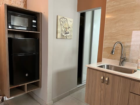 Standard Studio, 1 Queen Bed (S3) | Private kitchenette | Fridge, microwave, coffee/tea maker, toaster