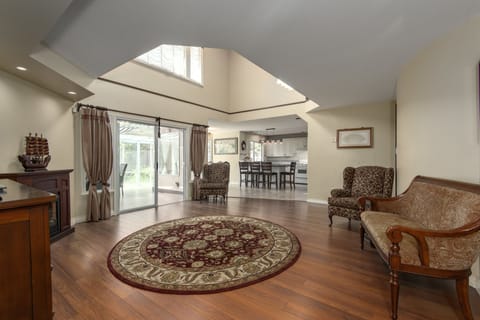 44-inch TV with cable channels