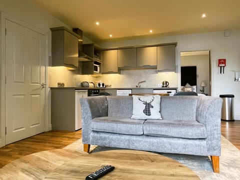 Lake View Lodge - Sleeps 2 Guests (Self Catering) | Living area | Flat-screen TV