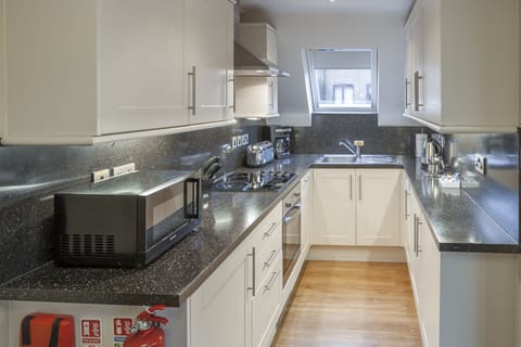 Studio (Apartment) | Private kitchen | Fridge, microwave, stovetop, coffee/tea maker