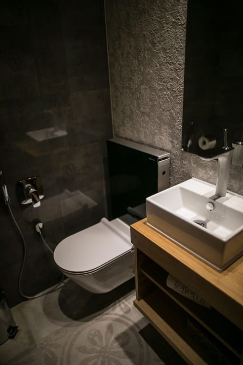 Deluxe Double Room | Bathroom | Shower, free toiletries, hair dryer, towels