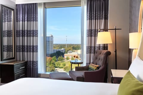 Room, 1 King Bed, Park View | Frette Italian sheets, premium bedding, pillowtop beds, minibar