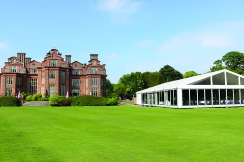 Outdoor wedding area