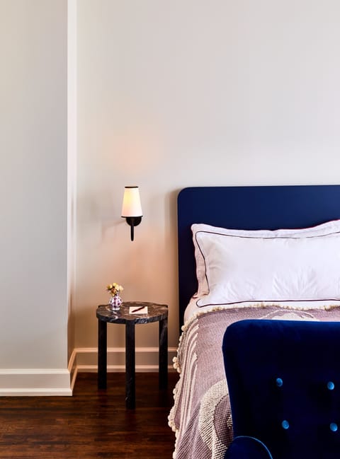 The Parlor | Frette Italian sheets, premium bedding, pillowtop beds, minibar