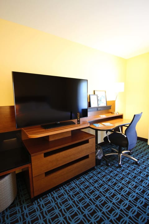 Room, 2 Queen Beds, Non Smoking | Living area | 55-inch LED TV with satellite channels, TV