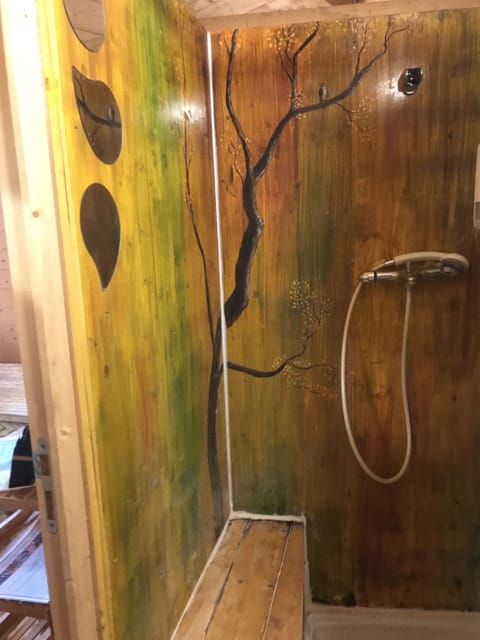 Perched Cabin with private spa | Bathroom | Free toiletries, hair dryer, towels