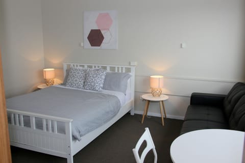 Standard Studio Suite, 1 Queen Bed, River View | Iron/ironing board, free cribs/infant beds, free WiFi, bed sheets