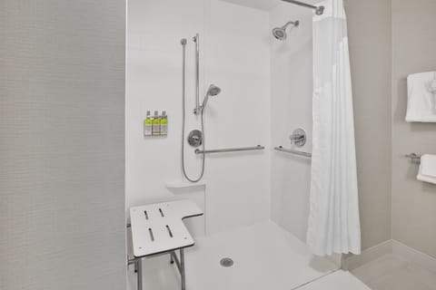 Standard Room, 2 Queen Beds, Accessible (Communications, Accessible Tub) | Bathroom | Free toiletries, hair dryer, towels