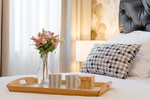 Deluxe Double Room, City View (Medusa) | Minibar, in-room safe, desk, blackout drapes