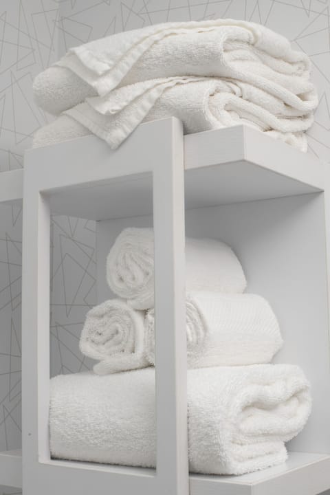 Free toiletries, hair dryer, towels