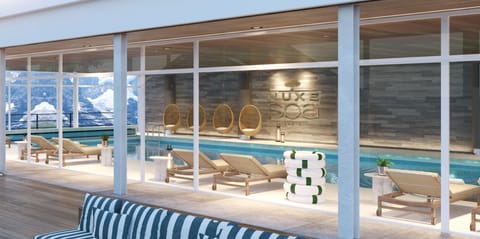 Indoor pool, open 7:00 AM to 10:30 PM, sun loungers