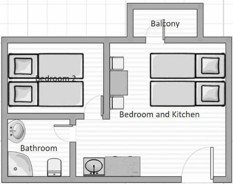 Basic Apartment, 1 Bedroom (add. final cleaning fee CHF 10) | Free WiFi