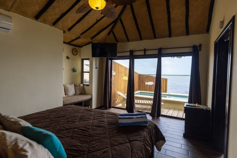 Honeymoon Bungalow, 1 King Bed, Private Pool, Ocean View | Pillowtop beds, in-room safe, individually decorated