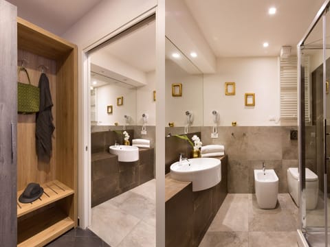 Double Room | Bathroom | Shower, free toiletries, hair dryer, slippers