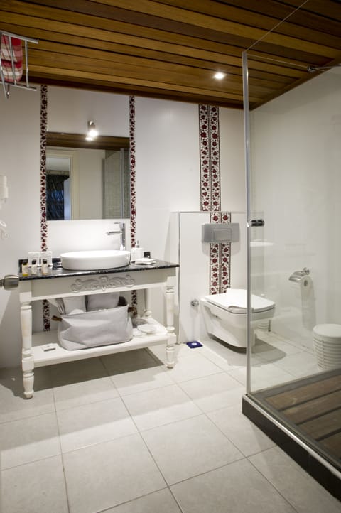 Classic Suite | Bathroom | Shower, free toiletries, hair dryer, slippers