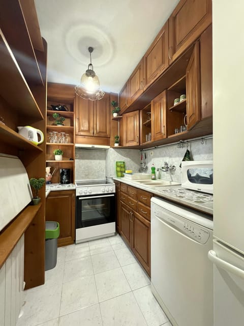 Deluxe Apartment, 3 Bedrooms, Terrace | Private kitchen | Fridge, microwave, stovetop, coffee/tea maker