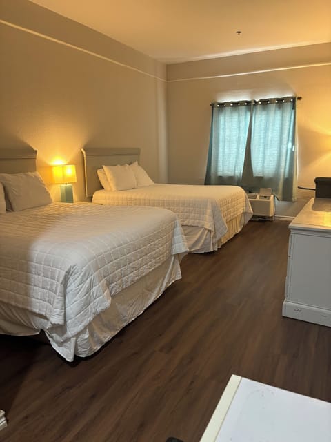 Standard Room, 2 Queen Beds | Premium bedding, desk, iron/ironing board, free WiFi