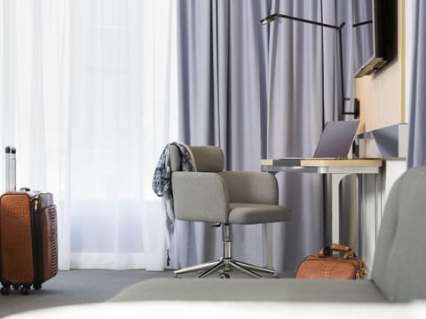 Minibar, in-room safe, blackout drapes, soundproofing